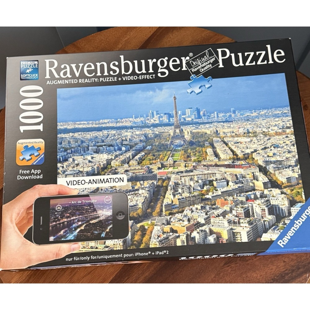 Ravensburger Augmented Reality: Puzzle Video 1000 Pieces (No. 19 302‎ 8) Paris